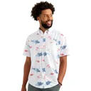 HUK Men's Kona KC Button-Down Short Sleeve Shirt (H1500212) - Huk