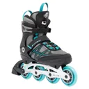 K2 SKATE Womens Alexis 80 Alu Gray/Cyan Skate (I220201601) - K2 Skates