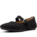 FITFLOP Women's Delicato Wave-Edge Canvas Mary Janes Ballet Flats (A0J) - Fitflop