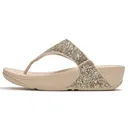 FITFLOP Lulu Multi-Tonal Glitter Toe-Post Sandals (JE6) - Fitflop