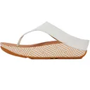 FITFLOP Lulu Lux Graphic-Weave Leather Toe-Post Sandals (A4Q) - Fitflop