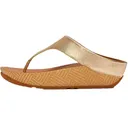 FITFLOP Lulu Lux Graphic-Weave Leather Toe-Post Sandals (A4Q) - Fitflop