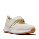 FITFLOP Women's F-Mode Flow Knit/Suede Mary Janes Sneakers (A1A) - Fitflop