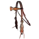 PROFESSIONAL'S CHOICE Buckstitched Filigree Browband Headstall (3P4035) - Professional's Choice