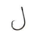 GAMAKATSU Octopus Circle Straight Eye 4x Strong 25-Pack NS Black Hooks - Gamakatsu