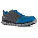 REEBOK Men's Sublite Cushion Soft Toe Black Athletic Work Shoes (RB4035) - Reebok