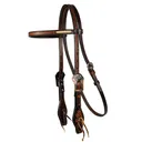 PROFESSIONAL'S CHOICE Heritage Rawhide Braided Browband Headstall (3P4041) - 