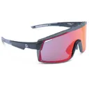 OPTIC NERVE Unisex FixieMAX Matte Black Frame with Smoke Lens/Red Mirror Sunglasses (22077) - Optic Nerve