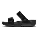 FITFLOP Women's Lulu Sequin Silver Slides (JL4-011) - Fitflop