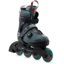 K2 SKATES Youth Eddie BOA Dark Teal Adjustable Inline Skates (SK26219000) - K2 Skates