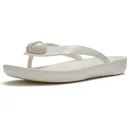 FITFLOP Women's IQushion Glossy-Button Flip-Flops (A6O) - Fitflop