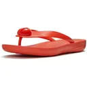 FITFLOP Women's IQushion Glossy-Button Flip-Flops (A6O) - Fitflop
