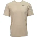 HOOEY Men's Western OG Tan Crew Neck Cotton SS T-Shirt with Rust Logo on Back (HT1711TN) - Hooey