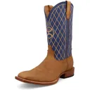 TWISTED X Men's 12in Hooey Inca Gold/Twilight Blue Boots (MHY0036) - Twisted X
