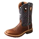 TWISTED X Men's 12in Alloy Toe Western Work Boot with CellStretch - Twisted X