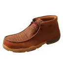 TWISTED X Men's Work Chukka Nano Toe Tan/Spice Driving Moc (MDMNT01) - Twisted X
