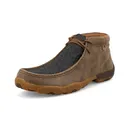 TWISTED X Men's Chukka Driving Black/Bomber Moccasins (MDM0101) - Twisted X