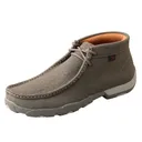 TWISTED X Men's Chukka Dark Grey/Grey Driving Moc (MDM0086) - Twisted X