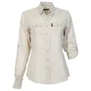 HOOEY Women's Sol Pearl Snap Cream LS Shirt (HT2618CR) - Hooey