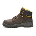 CAT Men's Striver Waterproof Leather Slip-Resistant Electrical Hazard Protection Steel Toe Work Boots - Cat