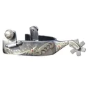 PROFESSIONAL'S CHOICE Silver 6 Point Rowel Spurs (PCSP-501) - Professional's Choice
