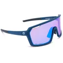 OPTIC NERVE Unisex FixiePHENOM 2.0 Matte Blue Frame with Copper Lens Silver Mirror Sunglasses (22812) - Optic Nerve