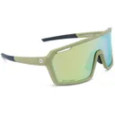 OPTIC NERVE FixiePHENOM 2.0 Matte Green with Brown Lens Gold Mirror Sunglasses (22811) - Optic Nerve