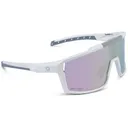 OPTIC NERVE FixieRUSH Shiny White with Brown Lens Purple Mirror Sunglasses (22814) - Optic Nerve