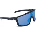 OPTIC NERVE FixieRUSH Matte Black with Brown Lens Blue Mirror Sunglasses (22816) - Optic Nerve