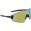 OPTIC NERVE FixieBLAST Matte Black with Brown Lens Gold Mirror Sunglasses (22802) - Optic Nerve