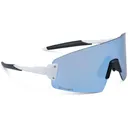 OPTIC NERVE FixieBLAST Shiny White with Brown Lens Ice Blue Mirror Sunglasses (22803) - Optic Nerve