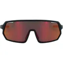 FIXIERIP Optic Nerve Matte Black/Smoke Lens Red Mirror Sunglasses (22642) - Optic Nerve