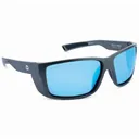 OPTIC NERVE Unisex Staunton Matte Aluminum Gray Frame with HYDROGLARE Polarized Smoke Lens Ice Blue Mirror Sunglasses (22876) - Optic Nerve