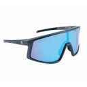 OPTIC NERVE Unisex Stone Cat Matte Aluminum Gray Frame with HYDROGLARE Polarized Smoke Lens Ice Blue Mirror Sunglasses (22880) - Optic Nerve