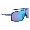 OPTIC NERVE Vapor Trail Crystal Gray Sunglasses with Polarized Smoke Lens Green Mirror (22840) - Optic Nerve