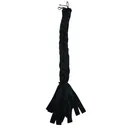 PROFESSIONAL'S CHOICE Polar Fleece/Lycra Mix Black Tail Braid, Large (TBP-00498 BLACK) - Professional's Choice