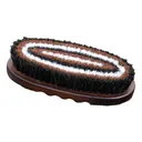 PROFESSIONAL'S CHOICE Tail Tamer Wood Series Small Oval Horsehair Brush (W225) - Professional's Choice
