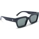 OPTIC NERVE Unisex Afterglow Shiny Black Frame with Smoke Lens Sunglasses (22756) - Optic Nerve
