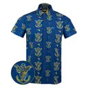RETRO RIFLE Men's Glocktopus Blue/Yellow Button Down Shirt (79615371) - Retro Rifle