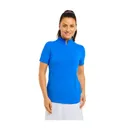 IBKUL Women's Short Sleeve Zip Mock Neck (87000) - Ibkul