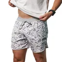BURLEBO White Camo Running Shorts (RUNS-WC) - Burlebo