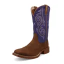 TWISTED X Women's 11in Tech X Distressed Saddle and Iris Western Boots (WXTR009) - Twisted X