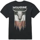 WOLVERINE Men's Aztec Steer Black Short Sleeve Graphic Tee (W1220188-1021) - Wolverine Apparel