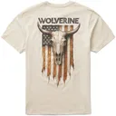 WOLVERINE Men's Steer Patriot Short Sleeve Graphic Tee (W1220188) - Wolverine Apparel