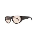 ELECTRIC Stanton Matte Black/Amber Tint Lens Sunglasses (EE20601019) - Electric