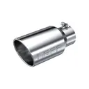 MBRP 6in OD Angled Rolled End 4in Inlet 12in Exhaust Tail Pipe Tip (T5073) - Mbrp