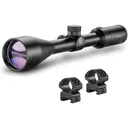 HAWKE Vantage 4-12x50 30/30 Duplex Reticle Riflescope w/ Match Mount 1in Medium Weaver Scope Rings (14150+22113) - Hawke Optics