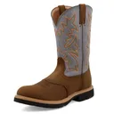 TWISTED X Men's 12in Western Distressed Saddle/Denim Work Boots (MCW0002) - Twisted X
