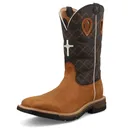 TWISTED X Men's 12in Western Clay/Pewter Work Boots (MXBW010) - Twisted X