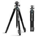SIRUI L-Series One-Hand Control Mini Flip Lock Carbon Fiber Photo Tripod Kit (L-224F+KS-10) - Sirui